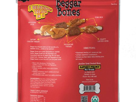 Savory Prime Beggar Bone 5 in 1 Kabobs Dog Treats 1ea 4 oz, 6 pk Sale