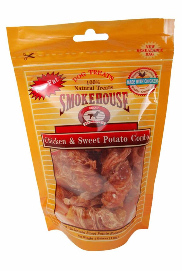 Smokehouse Chicken & Sweet Potato Dog Treat 1ea 4 oz Hot on Sale