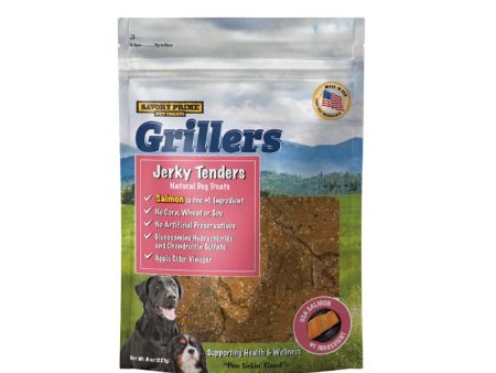 Savory Prime Girllers Jerky Tenders Dog Treats Salmon 1ea 16 oz Online now