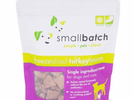 Small Batch Freeze Dried Turkey Hearts - 3.5oz. on Sale