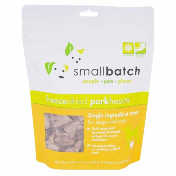 Small Batch Freeze Dried Pork Hearts - 3.5oz. Cheap