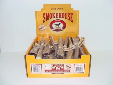 Smokehouse Bully Sticks Dog Treats 60ea 12 in, 60 ct Hot on Sale