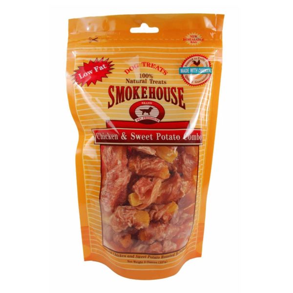 Smokehouse Chicken & Sweet Potato Dog Treat 1ea 8 oz Online Sale