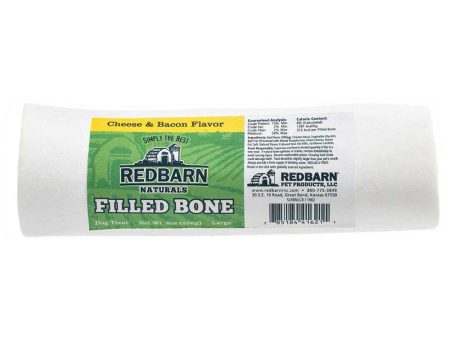 Redbarn Pet Products Naturals Filled Bone Dog Treat Cheese & Bacon 15ea LG, 15 ct on Sale