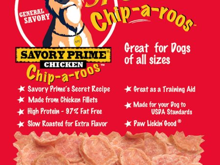 Savory Prime Chip-a-Roos Dog Treat Chicken 1ea 8 oz Cheap