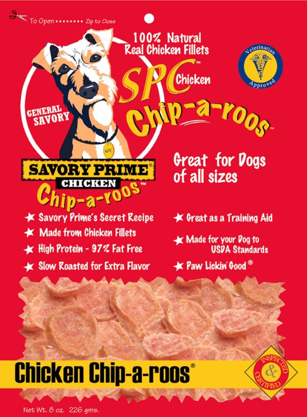 Savory Prime Chip-a-Roos Dog Treat Chicken 1ea 8 oz Cheap