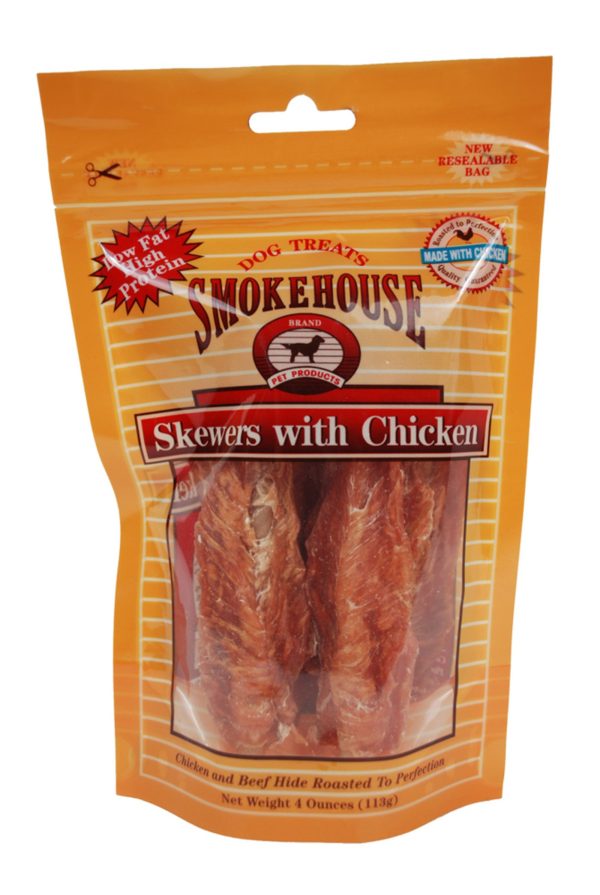 Smokehouse Chicken Skewers Dog Treats 1ea 4 oz For Discount