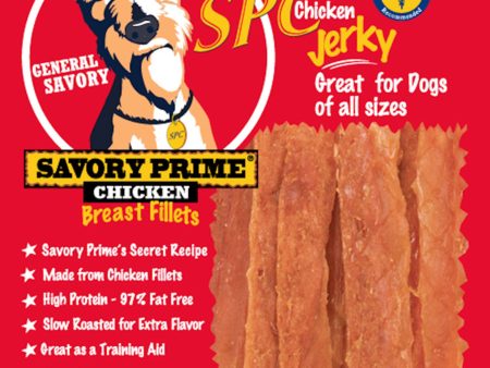 Savory Prime SPC Jerky Treats Chicken 1ea 8 oz Supply