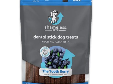 Shameless Dog Dental Sticks Blueberry Mint For Sale