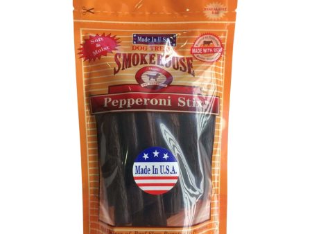 Smokehouse USA Made Pepperoni Stix Dog Treats 1ea 8 oz Cheap