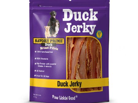 Savory Prime Natural Jerky Treats Duck 1ea 4 oz Sale