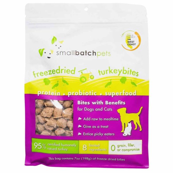 Small Batch Freeze Dried Turkey Bites - 7oz. on Sale