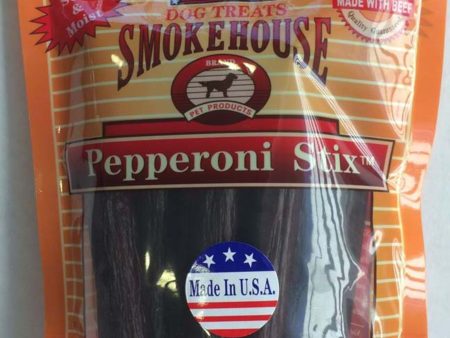 Smokehouse USA Made Pepperoni Stix Dog Treats 1ea 4 oz For Sale