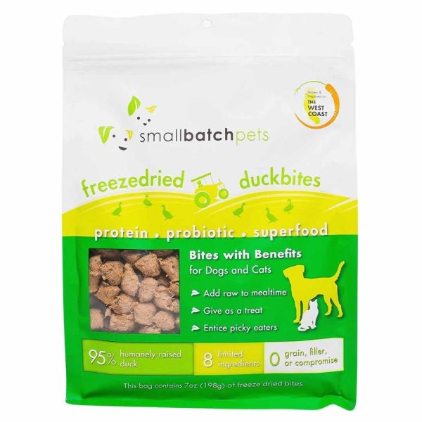 Small Batch Freeze Dried Duck Bites - 7oz. For Cheap