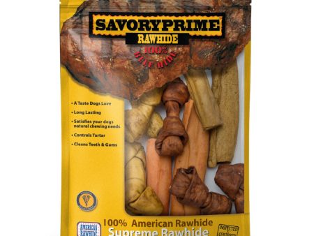 Savory Prime Rawhide Value Pack Assorted 1ea 1.36 lb, SM For Sale