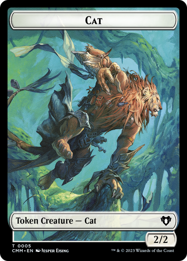 The Monarch    Cat (0005) Double-Sided Token [Commander Masters Tokens] For Cheap