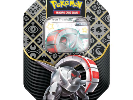 Pokémon: SV4.5 Paldean Fates - 4-Booster Tin (Iron Treads EX) Online