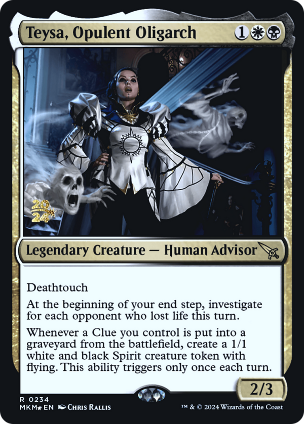 Teysa, Opulent Oligarch [Murders at Karlov Manor Prerelease Promos] Fashion