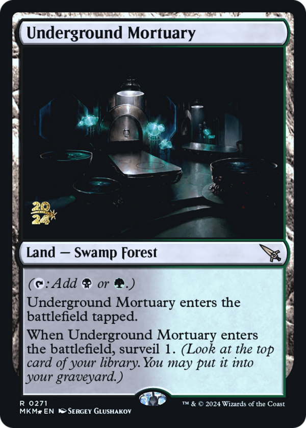 Underground Mortuary [Murders at Karlov Manor Prerelease Promos] Supply