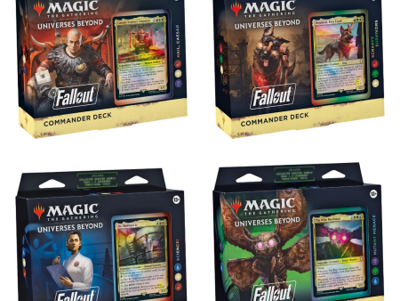 MTG Fallout: Commander Deck Bundle of 4 Sale