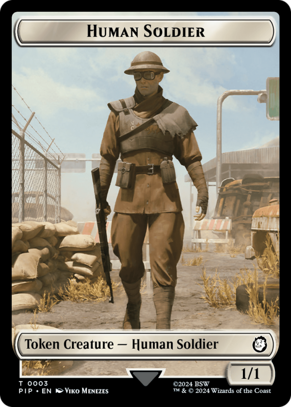 Treasure (0018)    Human Soldier Double-Sided Token [Fallout Tokens] Sale