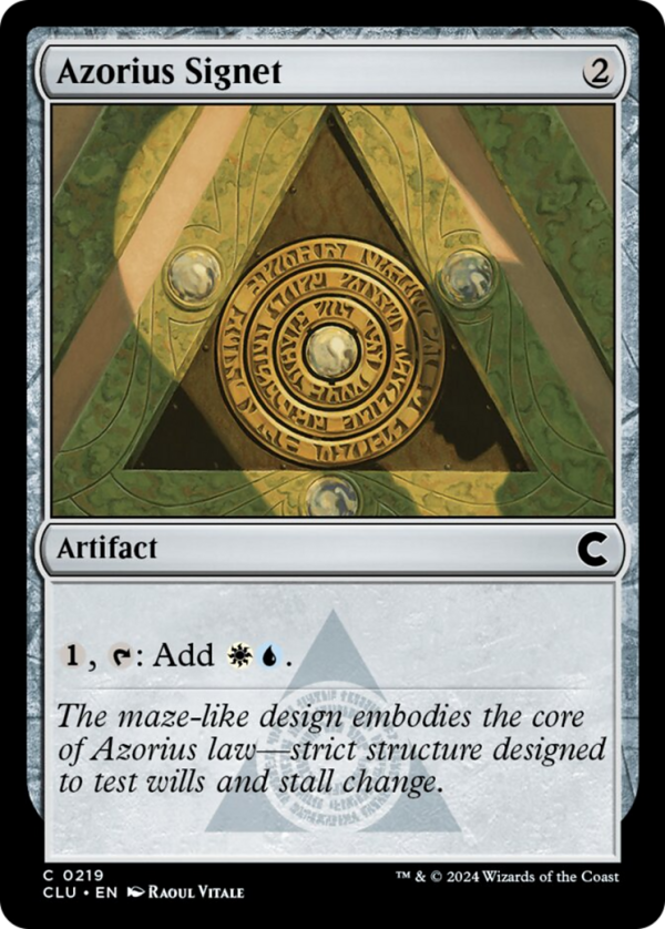 Azorius Signet [Ravnica: Clue Edition] Supply