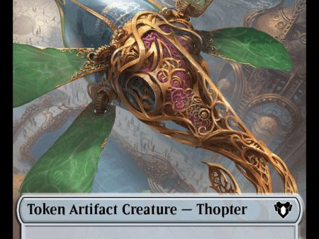 Thopter    Emblem - Daretti, Scrap Savant Double-Sided Token [Commander Masters Tokens] Supply