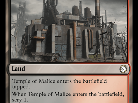 Temple of Malice [Fallout] Discount