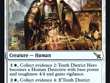 Tenth District Hero [Murders at Karlov Manor Prerelease Promos] Supply