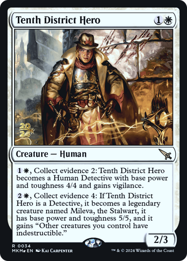 Tenth District Hero [Murders at Karlov Manor Prerelease Promos] Supply