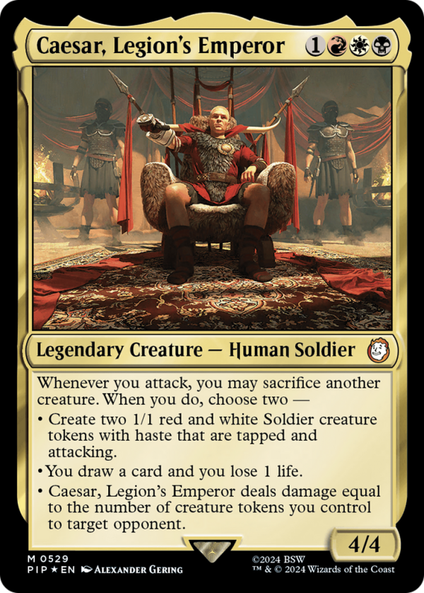 Caesar, Legion s Emperor (Surge Foil) [Fallout] Cheap