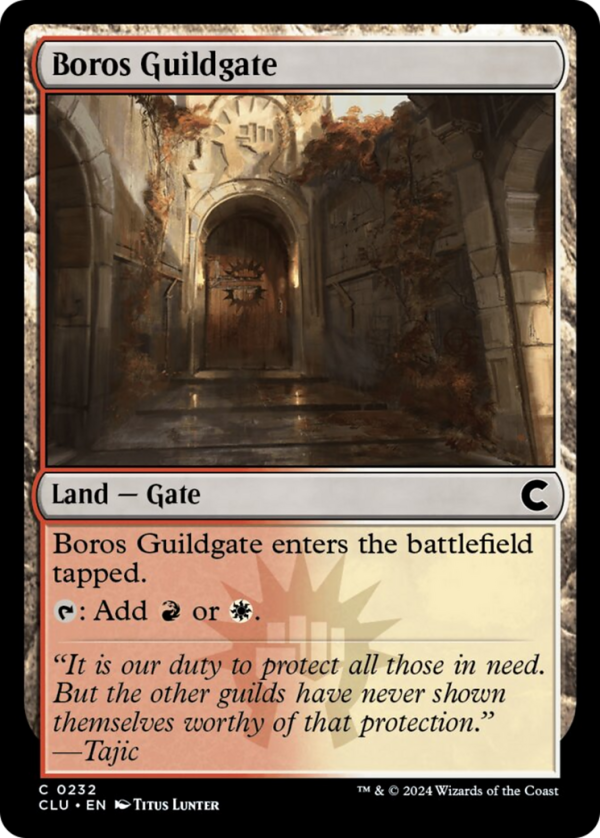 Boros Guildgate [Ravnica: Clue Edition] Cheap