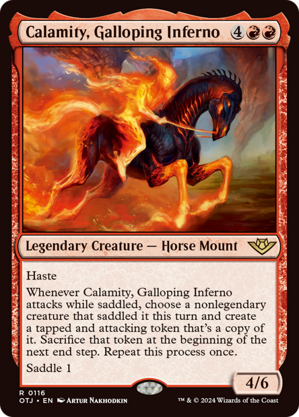 Calamity, Galloping Inferno [Outlaws of Thunder Junction] Cheap