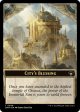 City s Blessing    Rat Double-Sided Token [Commander Masters Tokens] Online now