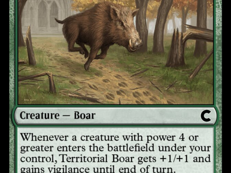 Territorial Boar [Ravnica: Clue Edition] Online