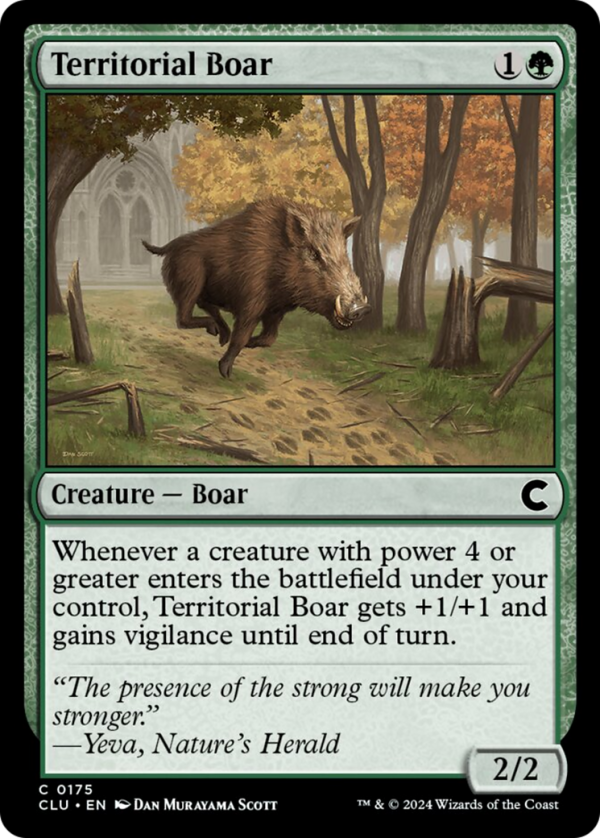 Territorial Boar [Ravnica: Clue Edition] Online