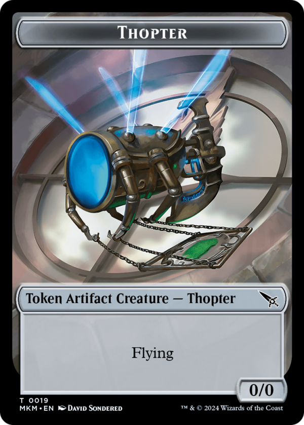 Thopter Token (0019) [Murders at Karlov Manor Tokens] Discount