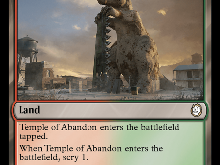 Temple of Abandon [Fallout] For Sale