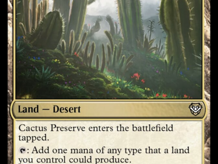 Cactus Preserve [Outlaws of Thunder Junction Commander] on Sale