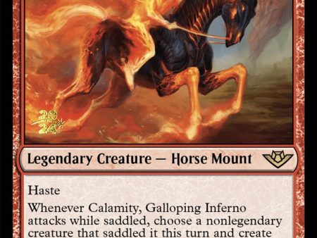 Calamity, Galloping Inferno [Outlaws of Thunder Junction Prerelease Promos] Supply