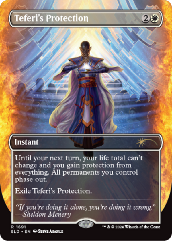 Teferi s Protection (1691) [Secret Lair: Sheldon s Spellbook] Online Hot Sale