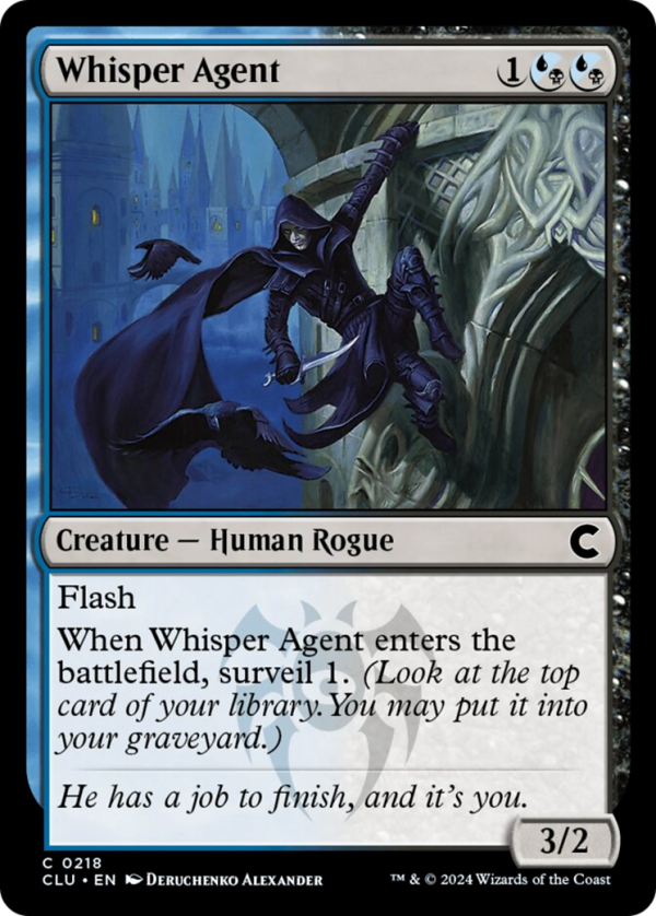 Whisper Agent [Ravnica: Clue Edition] Online Hot Sale