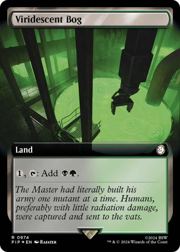 Viridescent Bog (Extended Art) (Surge Foil) [Fallout] Discount