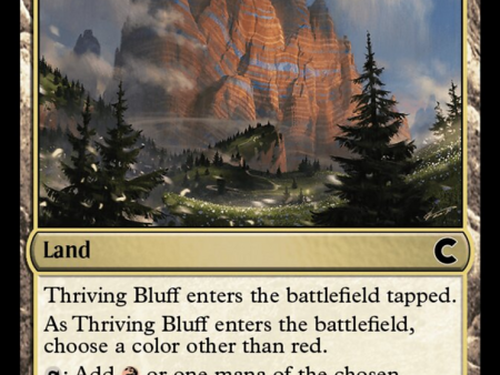 Thriving Bluff [Ravnica: Clue Edition] Hot on Sale