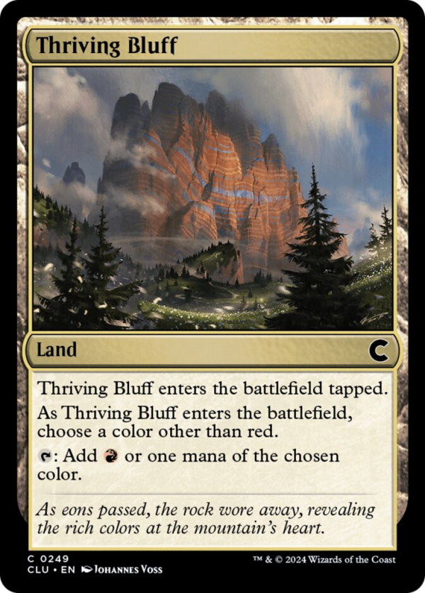 Thriving Bluff [Ravnica: Clue Edition] Hot on Sale