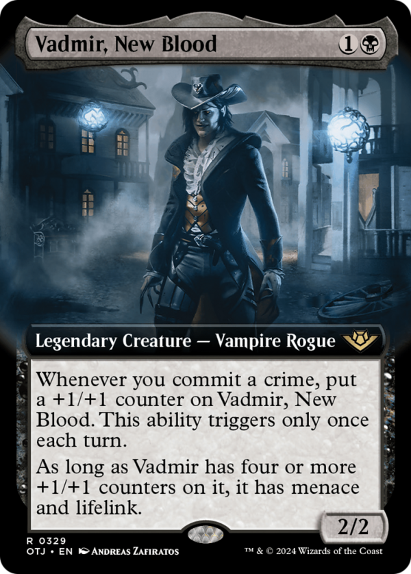 Vadmir, New Blood (Extended Art) [Outlaws of Thunder Junction] For Sale