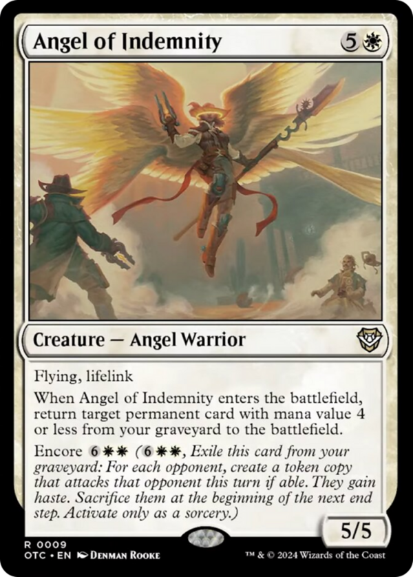 Angel of Indemnity [Outlaws of Thunder Junction Commander] Cheap