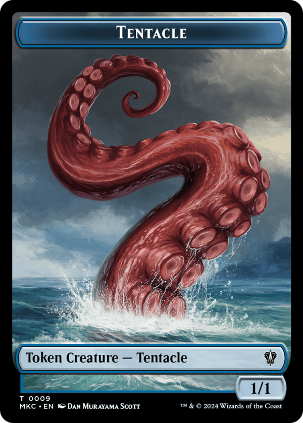 Tentacle    Koma s Coil Double-Sided Token [Murders at Karlov Manor Commander Tokens] Online