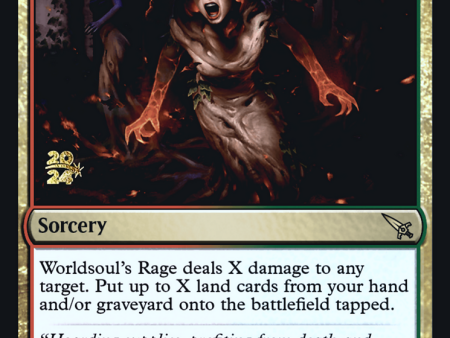 Worldsoul s Rage [Murders at Karlov Manor Prerelease Promos] Hot on Sale