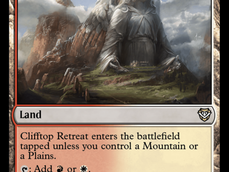 Clifftop Retreat [Outlaws of Thunder Junction Commander] Discount